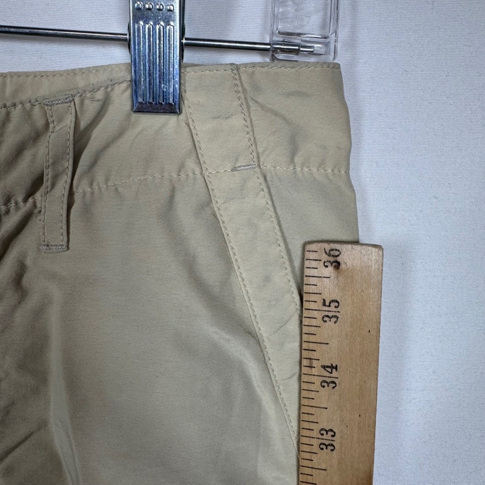 Patagonia Women's Sz 4 Khaki Tan Polyamide Hiking Cargo Pants Straight Leg 11477 - Picture 5 of 10
